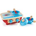HAPE PLAYFULLY DELICIOUS ΞΥΛ.ΚΟΥΖΙΝΙΚΑ TODDLER KITCHEN SET