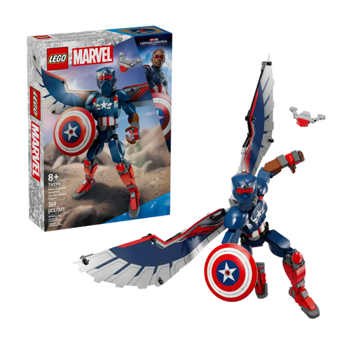 [LE76296] LEGO MARVEL - NEW CAPTAIN AMERICA CONSTRUCTION FIGURE