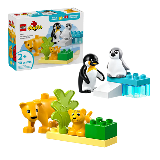 [LE10442] LEGO DUPLO - WILD ANIMAL FAMILIES: PENGUINS & LIONS