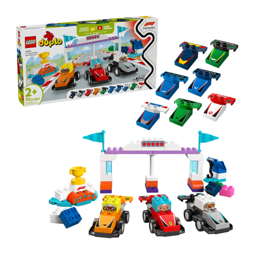 [LE10445] LEGO DUPLO - F1® TEAM RACE CARS & DRIVERS