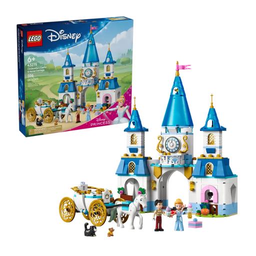 [LE43275] LEGO DISNEY - CINDERELLA'S CASTLE & HORSE CARRIAGE