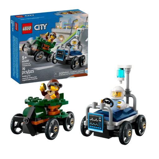 [LE60459] LEGO CITY - AIRPLANE VS. HOSPITAL BED RACE CAR PACK