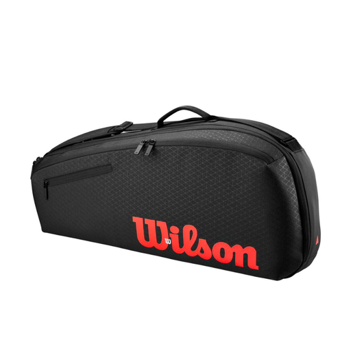 [WILWR8038001001] CLASH V3 3PK RACQUET BAG BLACK/Infrared
