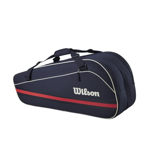 [WILWR8039901001] 6PK TEAM RACKET BAG 2025 Navy