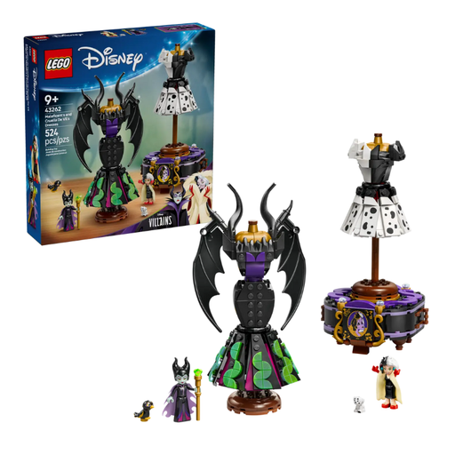 [LE43262] LEGO DISNEY - MALEFICENT'S AND CRUELLA DE VIL'S DRESSES