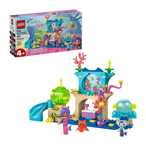 [LE11204] LEGO GABBY'S DOLLHOUSE - MERMAID GABBY'S AQUARIUM ADVENTURE