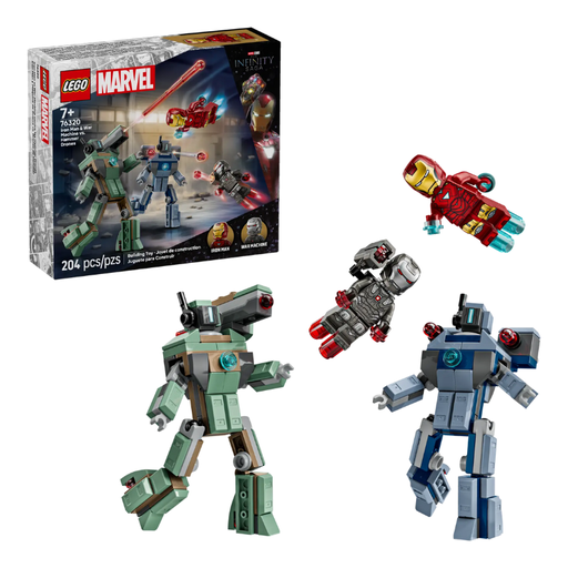 [LE76320] LEGO MARVEL - IRON MAN & WAR MACHINE VS. HAMMER DRONES