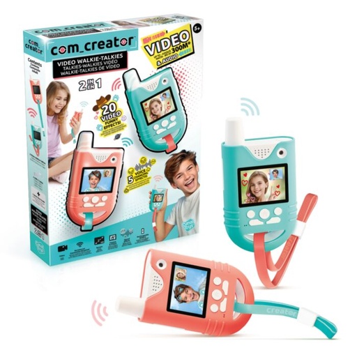[AS1863-42348] COM CREATOR SET OF 2 WALKIE-TALKIES WITH VIDEO CREATOR