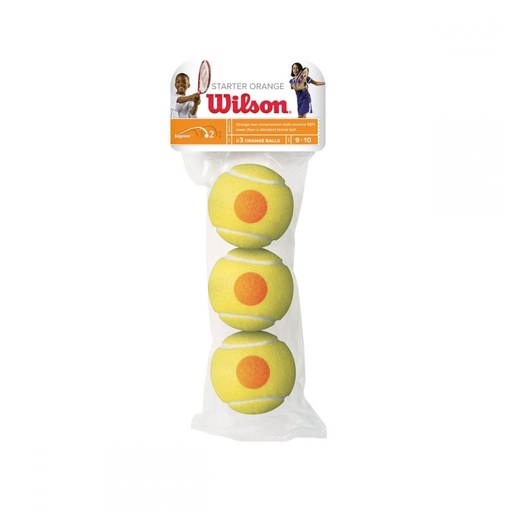 [WILWRT137300] STARTER BALLS ORANGE  3 PK STAGE 2