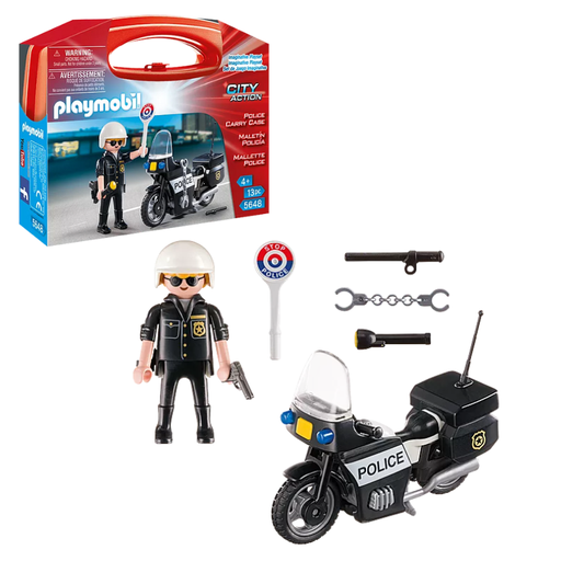 [PM5648] PLAYMOBIL CITY ACTION - CARRY CASE POLICE
