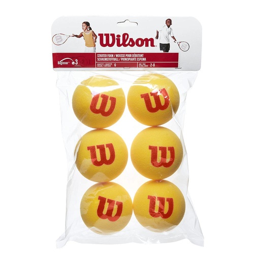 [WILWRZ259300] STARTER FOAM BALLS 6 PK