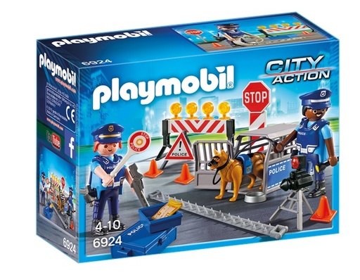[PM6924] PLAYMOBIL CITY ACTION - POLICE ROADBLOCK