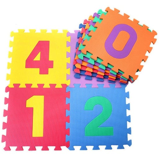 [MN705000021] EVA"NUMERI"10PZ 30X30CM CAD/QU
