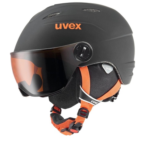 [UV5661912801] HELMET JUNIOR VISOR.PRO BL-ORANGE MAT 46-52cm