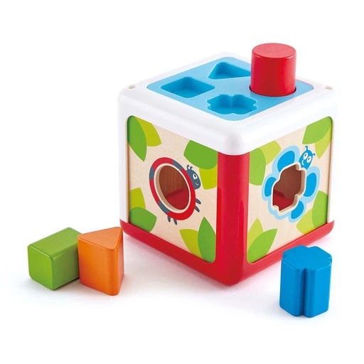[MST401916000507-E0507A] HAPE EARLY EXPLORER ΞΥΛ.SHAPE SORTING BOX-GARDEN