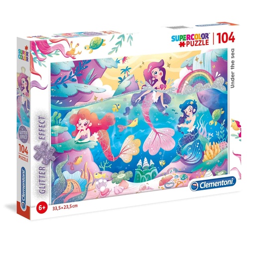 [AS1210-20149] PUZZLE 104pcs - S.C. GLITTER MERMAIDS
