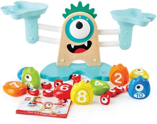 [MST401916000511-E0511] HAPE EARLY EXPLORER ΞΥΛ.ΖΥΓΑΡΙΑ MONSTER MATH SCALE