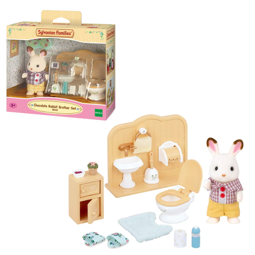 [EP5015] SYLVANIAN CHOCOLATE RABBIT BROTHER SET 
