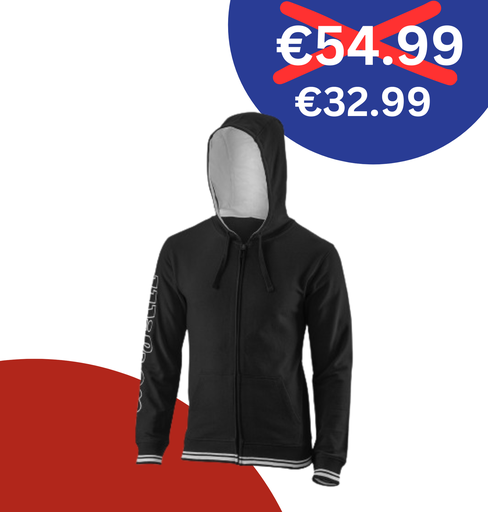 [WILWRA794501] M TEAM II FZ HOODY BK