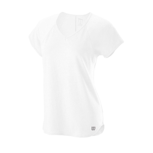 [WILWRA775907] W TRAINING V-NECK TEE WH