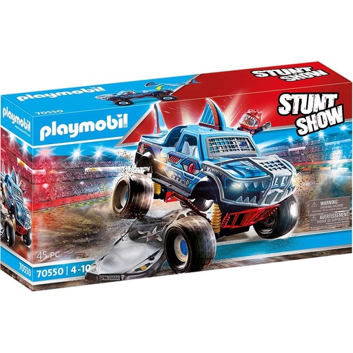 [PM70550] PLAYMOBIL STUNT SHOW - SHARK MONSTER TRUCK