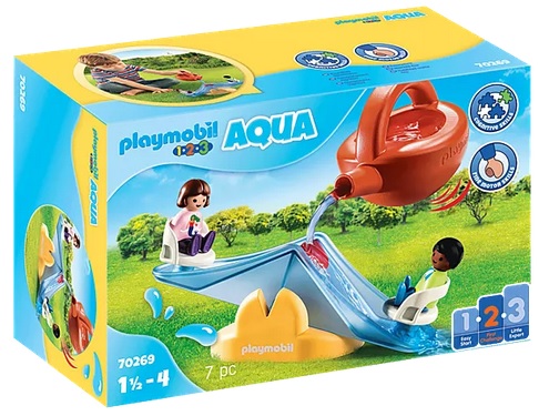 [PM70269] PLAYMOBIL 1.2.3 - AQUA WATER SEESAW WITH WATERING CAN