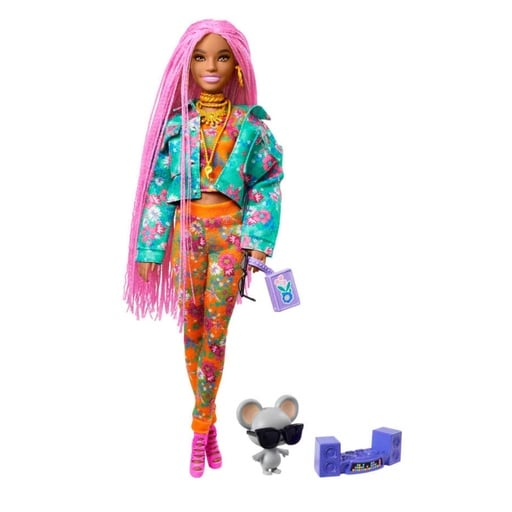 [MTGXF09] BARBIE EXTRA - PINK BRAIDS