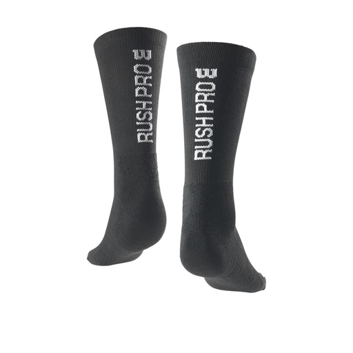 [WILWRA802902] M RUSH PRO CREW SOCK 1PR/PK Bk/Wh