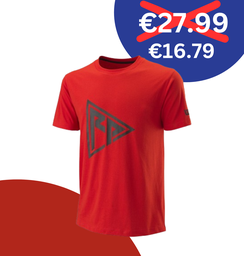 [WILWRA814001] RUSH PRO TECH TEE RD/BK