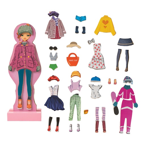 [AS1029-64053] MAGNET BOX - FASHION GIRL