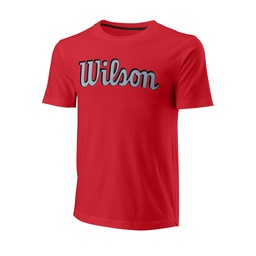 [WILWRA806610] SCRIPT ECO CTN TEE-SLIMFIT RD