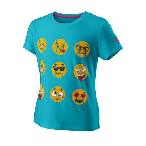 [WILWRA807903] EMOTI-FUN TECH TEE G SCUBA BLUE