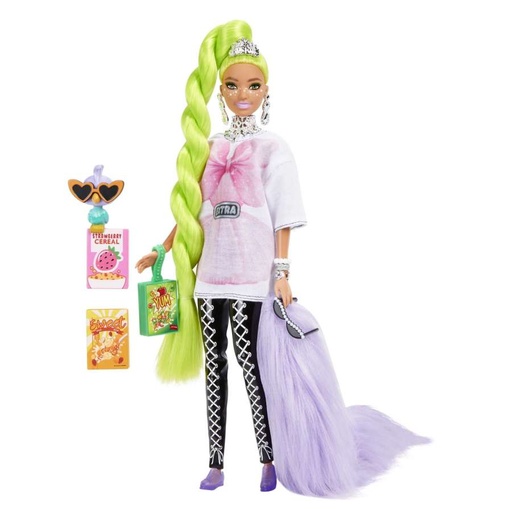 [MTHDJ44] BARBIE EXTRA - NEON GREEN HAIR