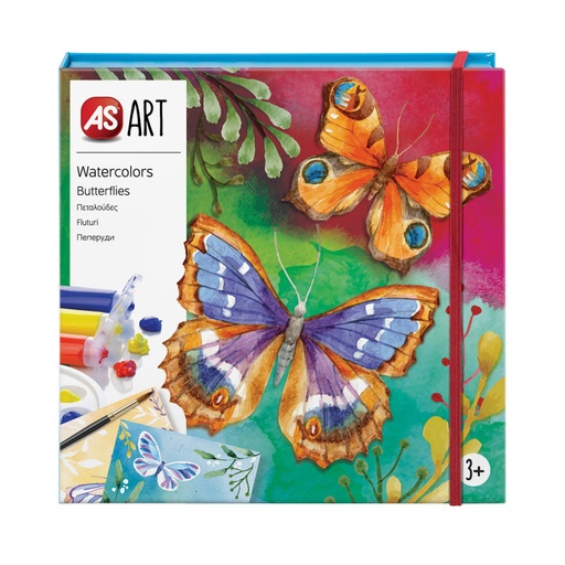 [AS1038-21053] ART WATERCOLORS BUTTERFLIES