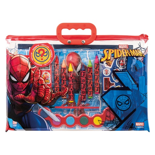 [AS1023-68003] ΣΕΤ ΖΩΓΡΑΦΙΚΗΣ ΔΙΑΦΑΝΗ ΤΣΑΝΤΑ SPIDERMAN