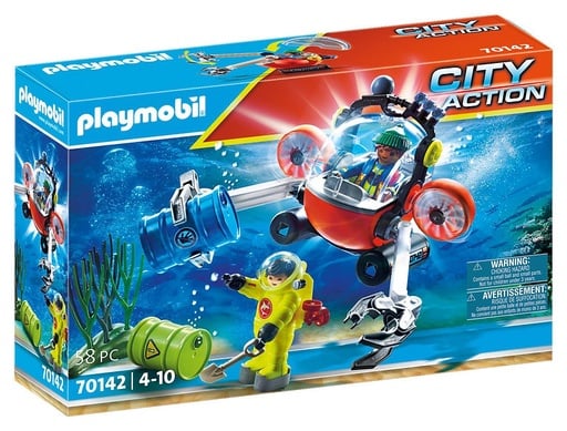 [PM70142] PLAYMOBIL CITY ACTION - ENVIRONMENTAL EXPEDITION WITH DIVE BOAT