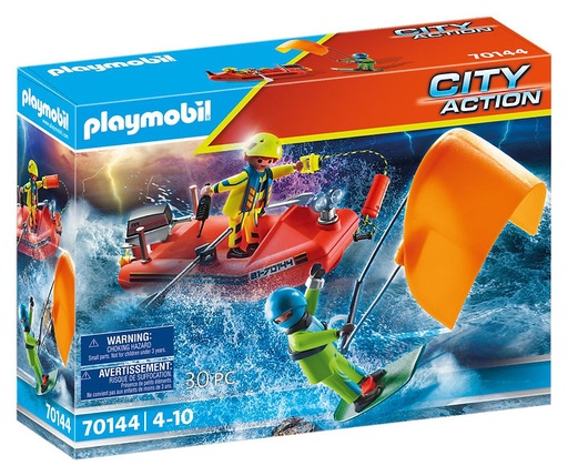 [PM70144] PLAYMOBIL CITY ACTION - KITESURFER RESCUE WITH SPEEDBOAT DIVER