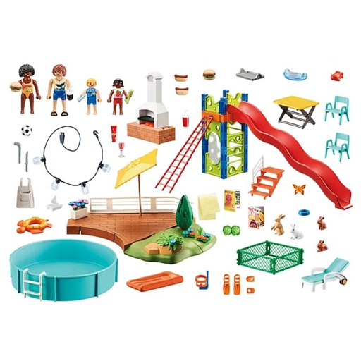[PM70987] PLAYMOBIL CITY LIFE - POOL PARTY WITH LIGHTS EFFECTS