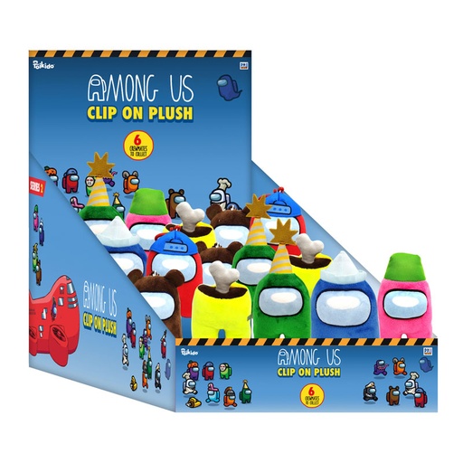 [EN74521-AU7204] P.M.I. AMONG US CLIP ON PLUSH CHARACTERS 13CM (S2) (AU7204)