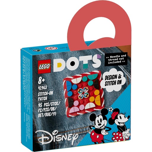 [LE41963] LEGO DOTS - MICKEY MOUSE & MINNIE MOUSE STITCH-ON PATCH