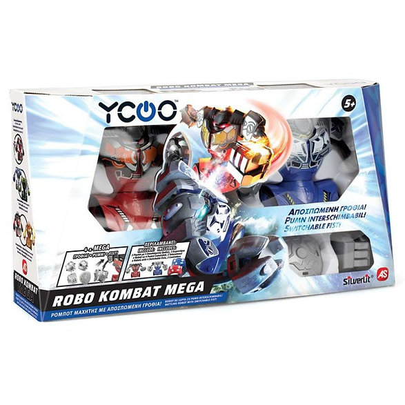 [AS7530-88068] SET 2 ROBOTS  ROBO KOMBAT MEGA FIST