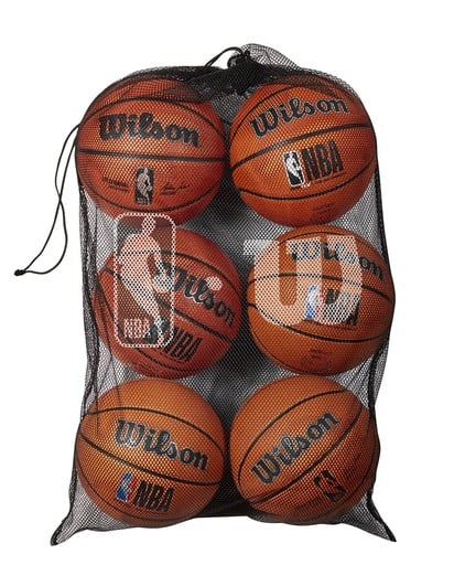 [WILWTBA70030] NBA 6 BALL MESH CARRY BAG BL