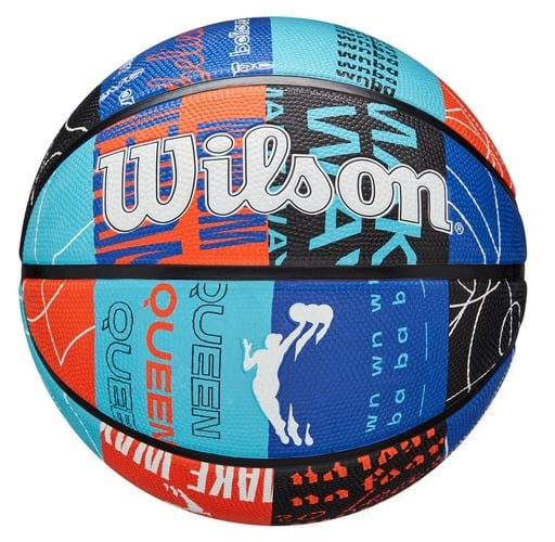 [WILWZ3009201XB6] WNBA HEIR DNA BSKT Blue/Orange 6