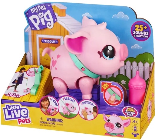 [GPLPW00000] LITTLE LIVE PETS LUCKY MY PET PIG: PIGGLY ELECTRONIC PET