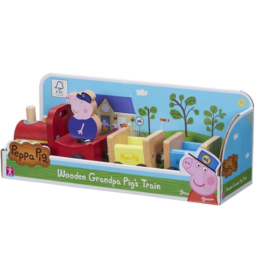 [GPPPC65000] PEPPA PIG ΤΟ ΞΥΛΙΝΟ ΤΡΕΝΟ ΤΟΥ ΠΑΠΠΟΥ ΓΟΥΡΟΥΝΑΚΙ