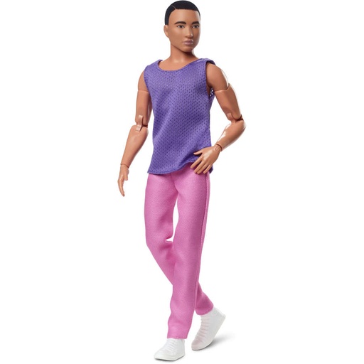 [MTHJW84] KEN LOOKS - PURPLE SHIRT WITH PINK PANTS