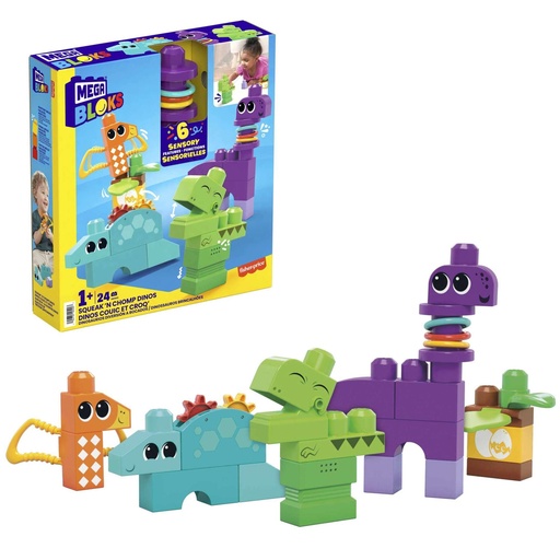 [MTHKN43] MEGA BLOKS SENSORY LINE - DEINOSAYROI