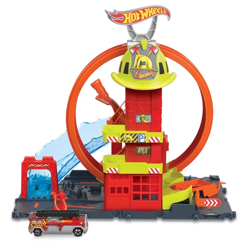 [MTHKX41] HW CITY PISTA PYROSBESTIKOS STATHMOS