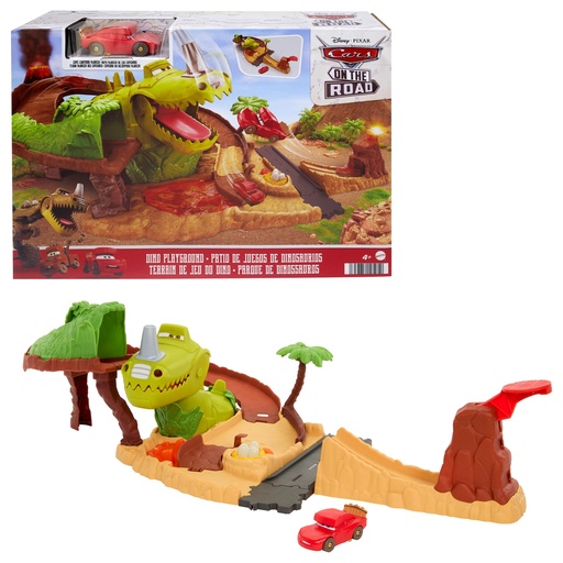 [MTHMD74] CARS "ON THE ROAD" SET PAIXNIDIOY ME TYRANOMISIOSAYRO REX