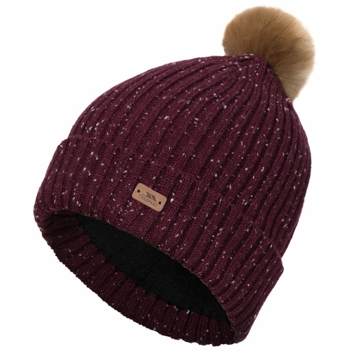 [FAHSHAN20001] TRESPASS WOMENS KNITTED BOBBLE HAT MCNALLY